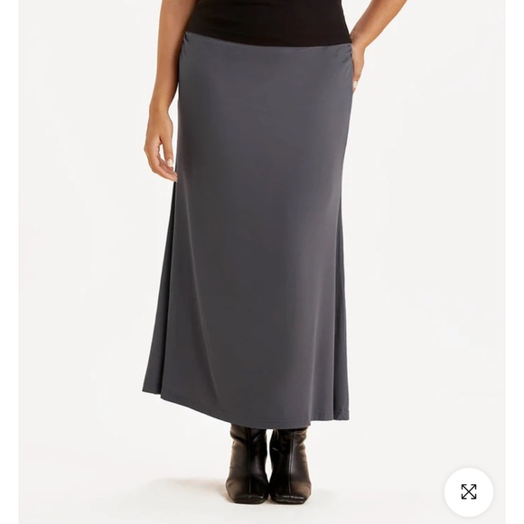 OGL Eco-SkinKiss® Ruched Side Mermaid Maxi Skirt - Picture 3 of 6